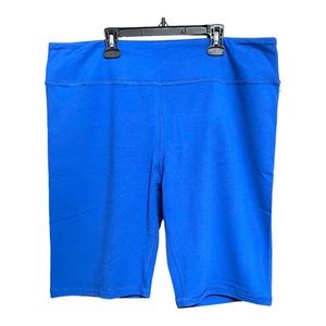 Mate the Label Organic Royal Blue Biker Shorts